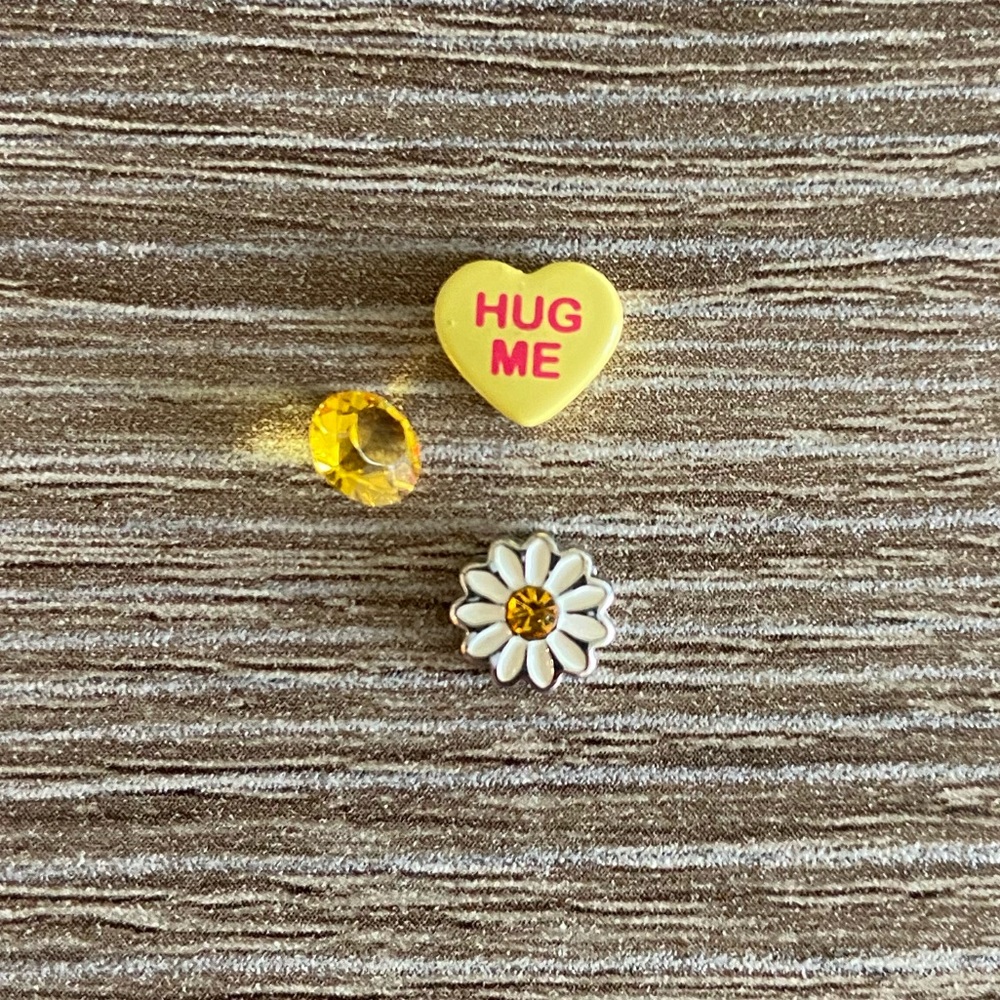 Set of 3 Origami Owl Locket Charms